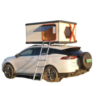 China Aluminium 4x4 Hard Shell dak tent Drie slaapkamers met zonne dak Te koop