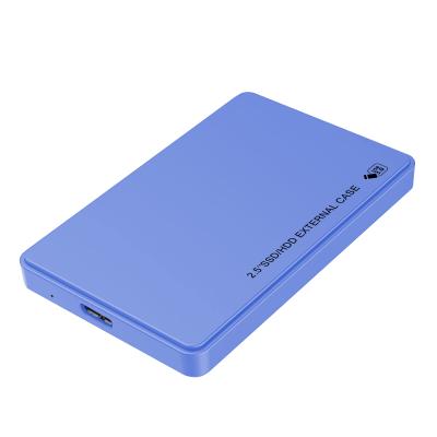 China USB 3.0 ABS Plastic 2.5 Enclosure Tool Free USB 3.0 Enclosure Sata HDD SSD Hard Disk Hard Disk Case for sale