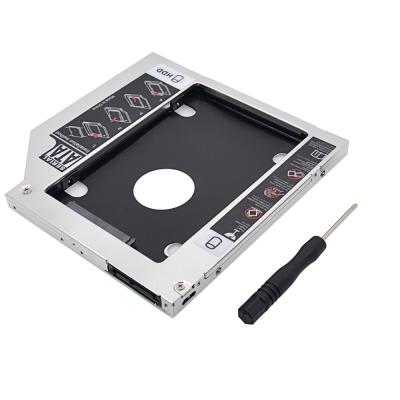 China For Laptop Hard Drive Replace Full SSD Hdd Aluminum Rack 9.5mm 12.7mm SSD Caddy For Laptop Hard Disk Drive Hdd Caddy 2nd Second for sale