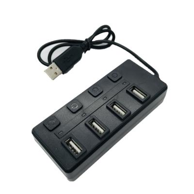 China With Left On/Off Button Low Price Wholesale USB 3.0 Hub 4 With Button for sale