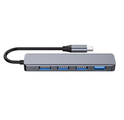 China Electronic Devices Type C Hub Usb 3.0 Data Usb C Hub For Computer 1x3.0+3x2.0 for sale