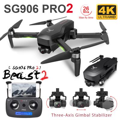 China Beast SG906 Pro2 Mode ZLRC Mode ZLRC Brushless Motor Headless Gimbal 4K HD GPS 5G WIFI FPV Professional Drone Quadcopter for sale