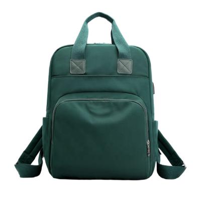 China Factory Direct Selling Usb Large Capacity School Student Girls Laptop Bag Waterproof Good Quality Canvas Backpack for sale