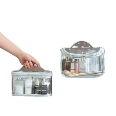 China Custom Clear Plastic Plain Cosmetic Fashion Makeup Beauty Make Up Transparent Waterproof Travel Toiletry Bag Pouches for sale