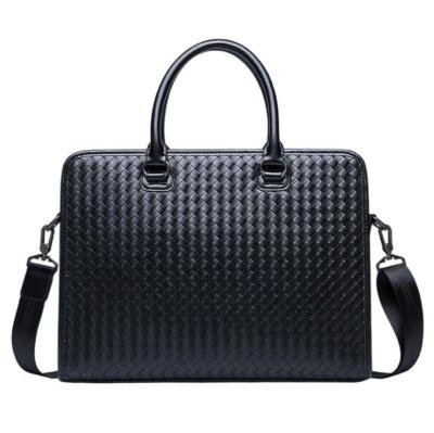 China High Quality Polyester Office Messenger Briefcase Leather Laptop Bag for sale