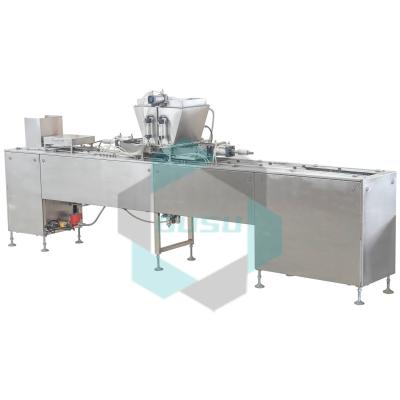 China Snack Factory Gusu Chocolate Molding Machine Automatic Small Chocolate Machine PLC Hard for sale