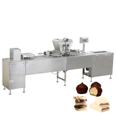 China Automatic Pulled Snack Factory Chocolate Molding Machine Small One Chocolate Making Machine for sale