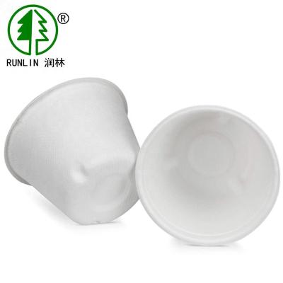 China Sugar Cane Material Disposable Bagasse Use 8OZ Beverage Cups for sale