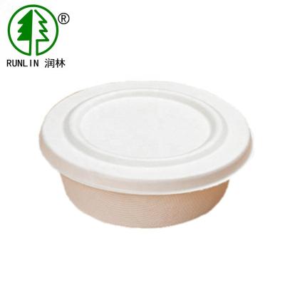 China 100% Disposable Eco-friendly Biodegradable Bagasse Pulp Sauce Cups With Lid for sale