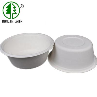 China Disposable Biodegradable Disposable Sugar Cane Material Hot Soup Bowls for sale