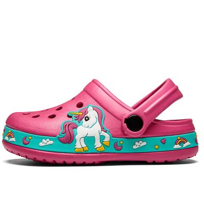 China Around 2022 EVA Colorful Custom Classic PVC Garden Shoes Kids Clogs Sandal Slippers for sale