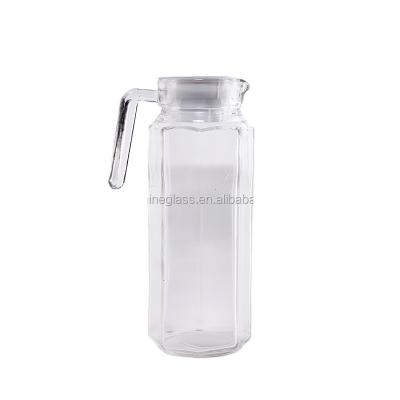 China Viable water jug ​​set clear glass jar for sale