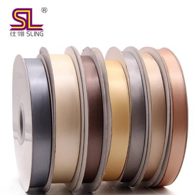 China Factory Wholesale High Quality 100% Polyester 3mm-100mm Double Face Satin Ribbon Viable for sale