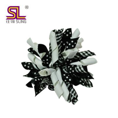 China Sustainable Wholesale Korker Ribbon Bow With Elastic Loop for sale