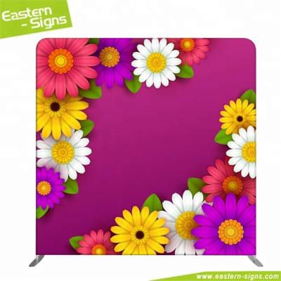 China Custom Portable Printed Fabric Photo Backdrop for sale