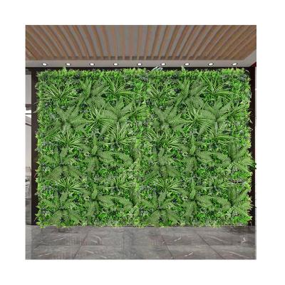 China New Design Indoor Faux Outdoor Decoration Pq21 Plastic Hedge Panels Artificial Green Grass Wall For Outdoor Indoor Decoration for sale