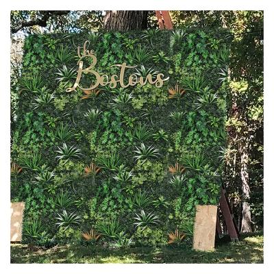 China Indoor Outdoor Privacy Privacy Greenery Faux Grass Boxwood Hedge Fence Panel Panel Artificial Plant Wall Decoration Pq54 for sale