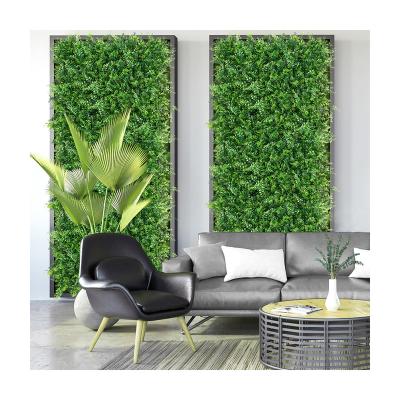 China Indoor Outdoor Decoration Hot Products Indoor Outdoor Greenery Hedge Backdrop Artificial Grass Plastic UV Resistant Wall Panels P41 2023 for sale