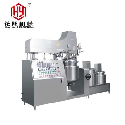 China Viscous Liquid Cream Making Machine For Shampoo Preparing Machine Vacuum Machine 50L Vacuum Blender Emulsifying Cosmetic for sale