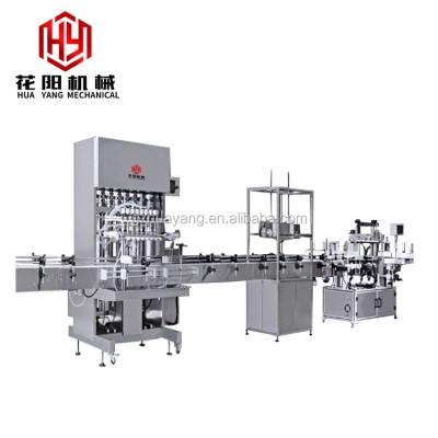 China Full Automatic Food In Line Labeling Machine With Eight Heads Filling Machine And Capping Filling Machine for sale