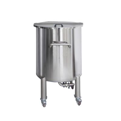 China food & Beverage Plant Factory Can Do Customized Lid Sealed Cosmetic Storage Tank, 304L Stainless Steel Tank for sale