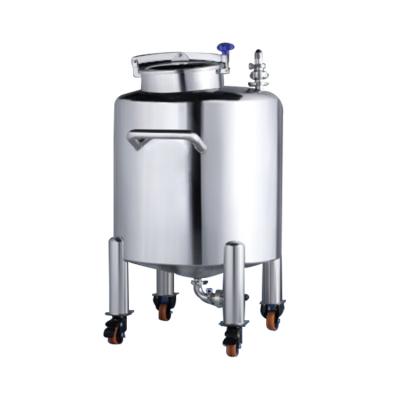 China food & CG factory sealed storage tank. mobile stainless steel beverage container and unsealed with pneumatic agitation for sale