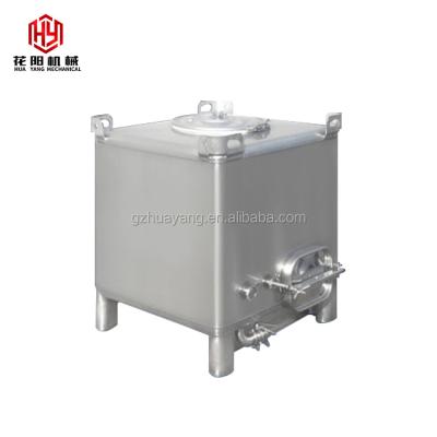 China CG-Square Square Water Storage Tank Stainless Steel Style Storage Tank For Cosmetics Liquid Water Perfume for sale