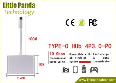 China Best Price Good Quality USB Port 3.1 Type C Hub Male to Multiple 4 Ports Hub Adapter USB Hub for sale