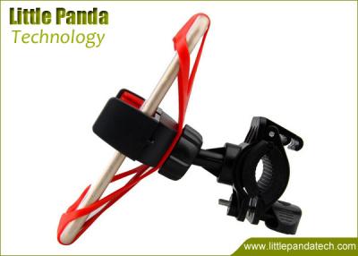 China Promotional rotatable cell phones smartphones bike phone mount with silicone strap for sale