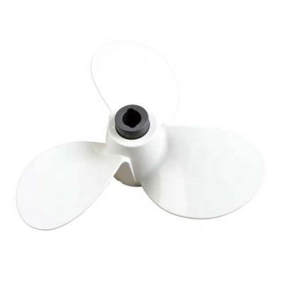 China 676-45945-62-EL / 676-45945-62-00 White Boat Outboard Propeller 11-3/4*10