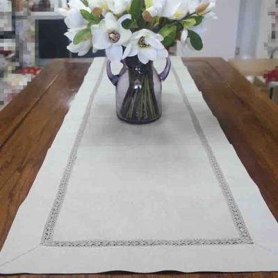 China Daily life rectangle wedding lace border sewing tablecloth for wedding for sale