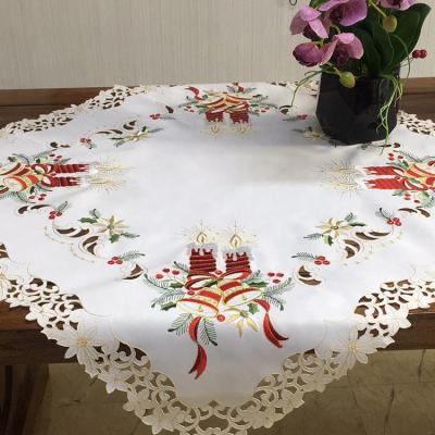 China Modern Hot Sale Christmas Theme Rectangle Luxury Long Tablecloth for sale