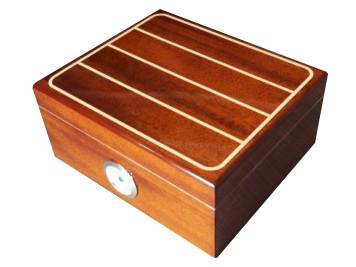 China Okoume veneer glossy vanish Cigar box for sale