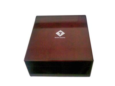 China Sold poplar wood brown painting Gold coin wood box for sale