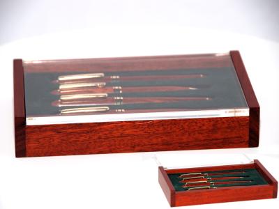 China Solid Rosewood Rectangular wood box&Rectangular Box w/Acrylic Cover for sale