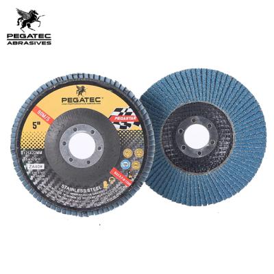 China Improved Stainless Steel Flap Disc 125 Grinding Top In Abrasives Tools for sale