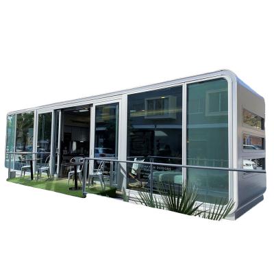 China Newest Modern Smart Outdoor Movable Prefab Mini House ALPOD-R Easy To Install Garden Sunroom for sale