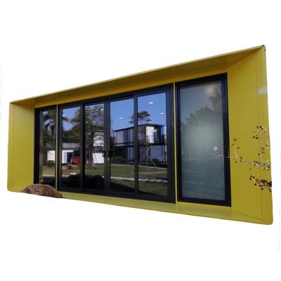 China Factory Direct Supply Modern Prefab Modern Outdoor Loudspeaker Box-R Aluminum Movable Garden Solarium for sale