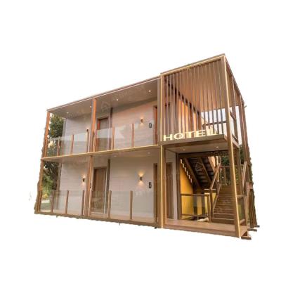 China Mobile Tiny Modular Homes Camellia Hotel Prebuilt Mobile House Price Modern Prefab Promotion for sale