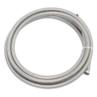 China AN12 12AN Car Stainless Steel PTFE E85 PTEF Modified Braided Oil Gas Fuel Hose Wrapping/Line for sale