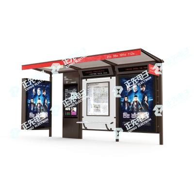 China Solar Power Bus Stop Shelter / Bus Stop Strong Outdoor Prices for sale