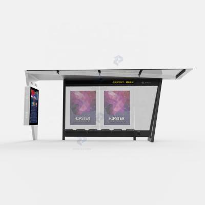 China Strong Smart High Quality Used Bus Stop Shelter Price Manufacturers Street Furniture Bus Stop Booths For Sale for sale