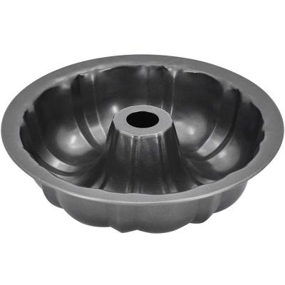 China YC109568 Amazon Hot Selling Disposable Carbon Steel Bundform Non-Stick Cake Pan with Quick Release Coating for Bakeware for sale