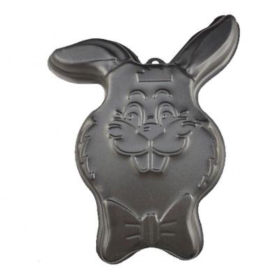 China YJ 113411 Sustainable Non-Stick Carbon Steel Rabbit Cake Pan Bakeware Cake Mold For Custom Sale for sale