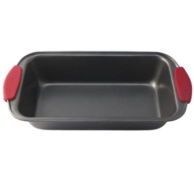 China Durable Silicone Handle Non-Stick Pan Bread Baking Pan Non-Stick DJY 129748 Baking Tray for sale