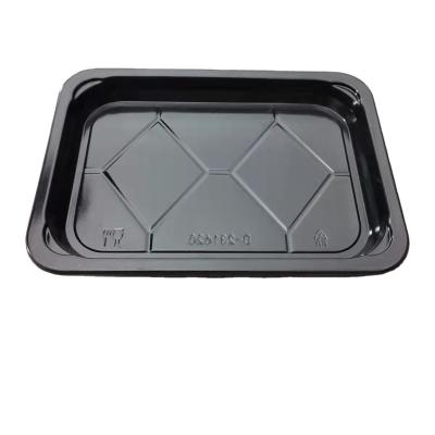 China Hot Food Sale Supermarket Fresh Meat Boxes Air Tight Plastic Container Food Trays Packaging for sale