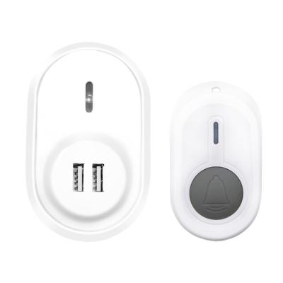 China Daytech DB20 IP44 Modern Waterproof 55 Chime Building Alarm Office Door Bell Wireless UK Radio for sale