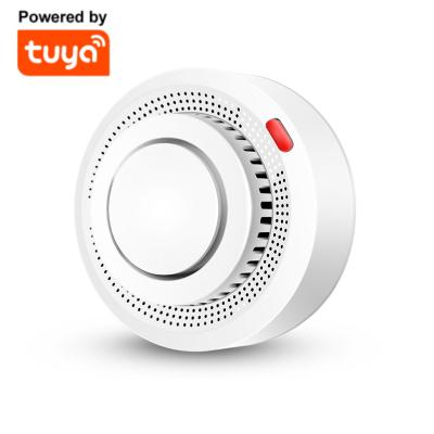 China tuya remote control home app security 80db fire detector hotel wifi smoke detector fire detector wireless alarm SM11 for sale