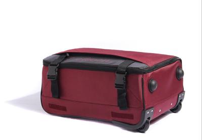 China Business Travel Trolley Luggage Oxford Cloth Occasion Red Convenient Carry on for sale