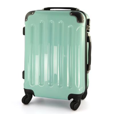 China PC Travel Trolley Luggage Tourister Suitcase Beauty Light Green BV for sale